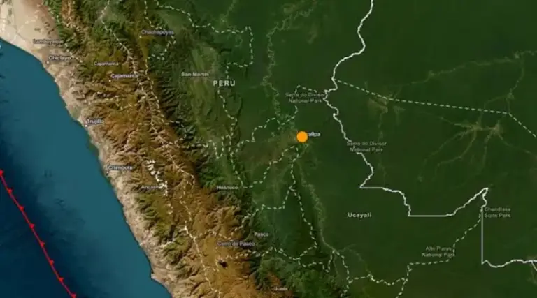 Terremoto de magnitude 5,6 próximo ao Acre é registrado na fronteira entre Peru e Brasil