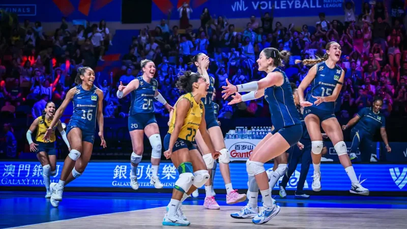 Brasil bate favorita Itália e terá Turquia na final da Liga das Nações