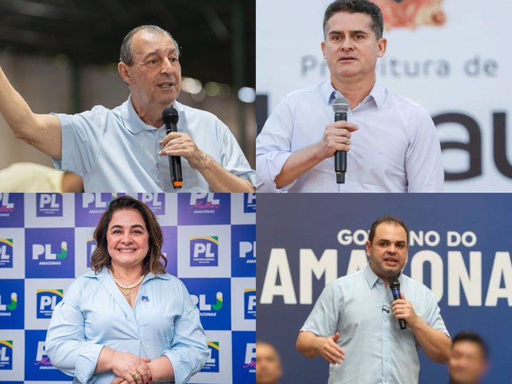 Candidatos ao Governo do AM serão anunciados a partir da próxima semana; confira nomes