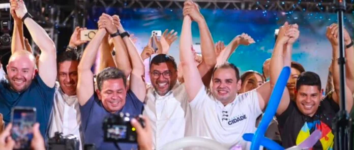 Roberto Cidade inicia pré-campanha ao governo do Amazonas e Wilson Lima ao senado na zona Leste de Manaus