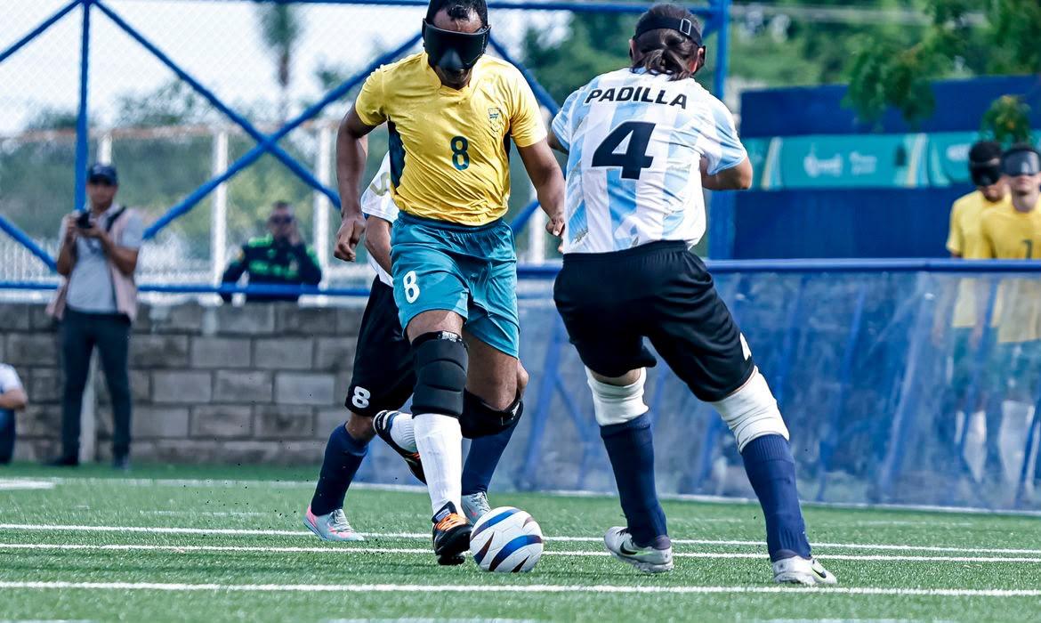 Brasil encerra Jogos Parasul-Americanos com ouro no futebol de cegos