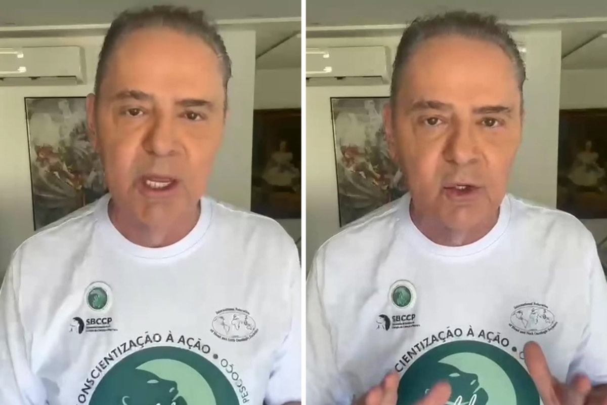 Luís Roberto festeja fim do tratamento contra câncer e faz alerta