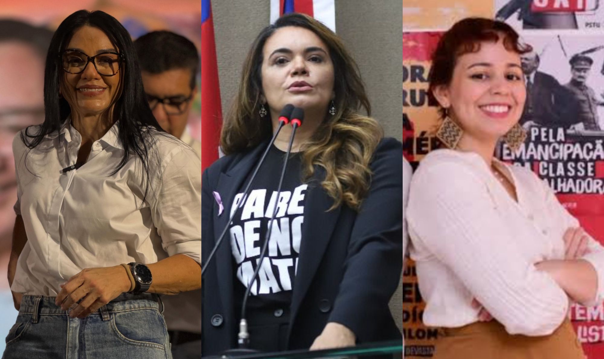 Disputa pelo Governo do AM tem três mulheres anunciadas para vice