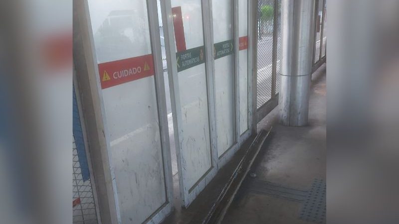 Vandalismo gera prejuízo de R$ 31 mil em estações de ônibus de Manaus