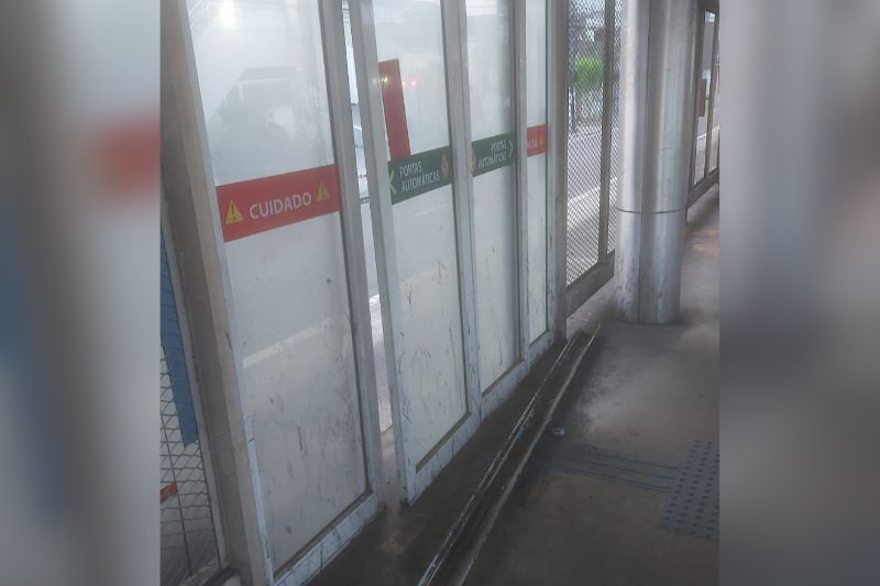Vandalismo gera prejuízo de R$ 31 mil em estações de ônibus de Manaus