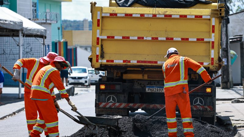 Prefeitura mantém serviços de infraestrutura, limpeza e ações integradas do programa ‘Manaus que a Gente Cuida’ no bairro Santa Etelvina