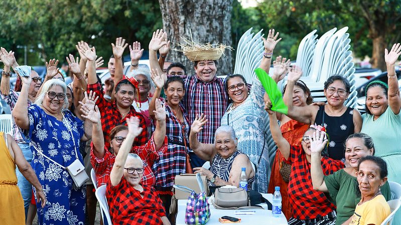 Prefeitura de Manaus promove tradicional ‘Arraiá Doutor Thomas na Roça’ e garante momentos de lazer e convivência para idosos