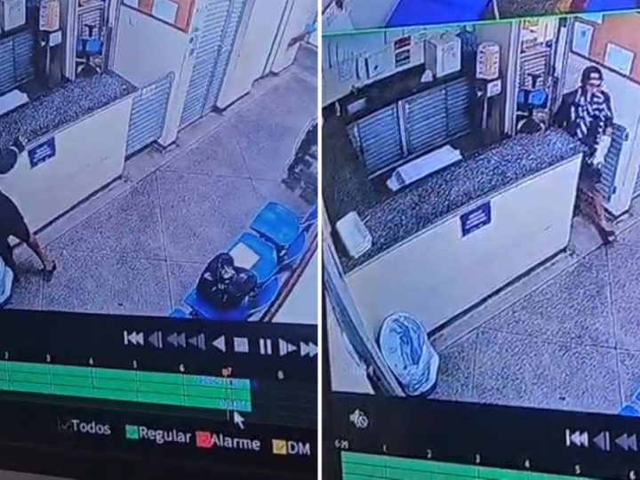 Câmera flagra furto de celular após atendimento no SPA Zona Sul