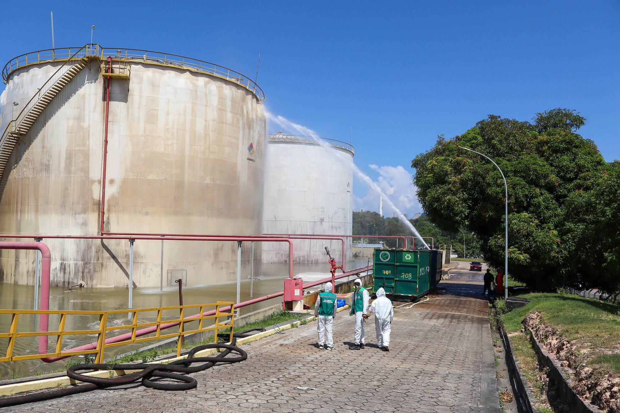Vazamento alerta para riscos de acidentes químicos no Polo Industrial