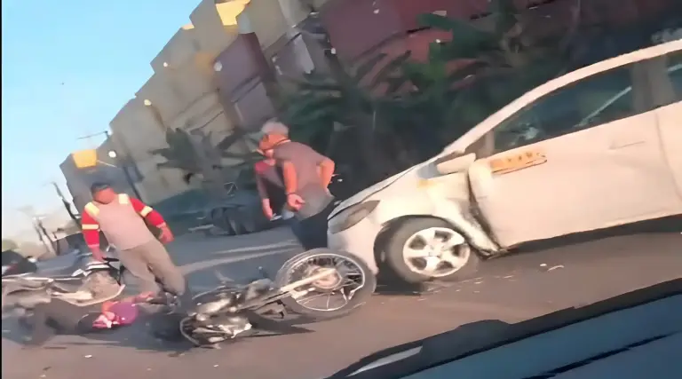 Grave acidente deixa motociclista jogado no asfalto escaldante na Zona Leste de Manaus