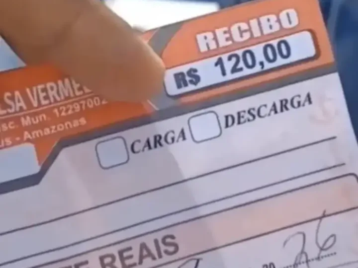 Motorista denuncia ‘máfia das balsas’ que cobra R$ 120 para descarregar caminhão em rua próxima ao Porto de Manaus