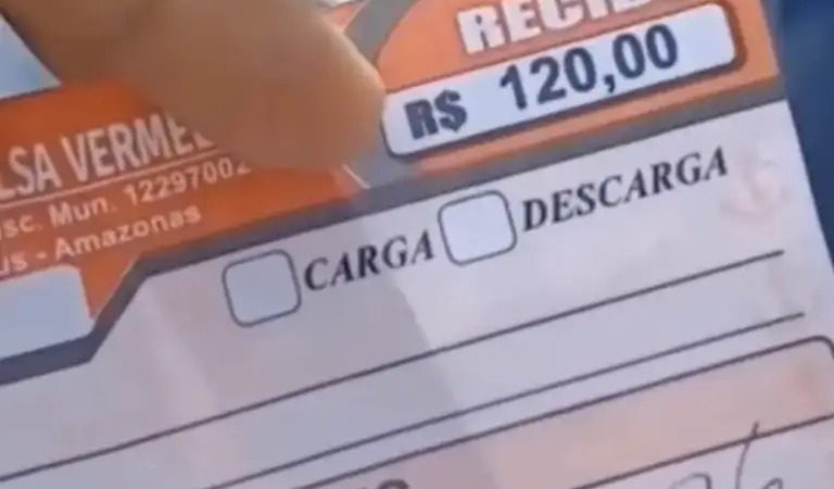 Motorista denuncia ‘máfia das balsas’ que cobra R$ 120 para descarregar caminhão em rua próxima ao Porto de Manaus