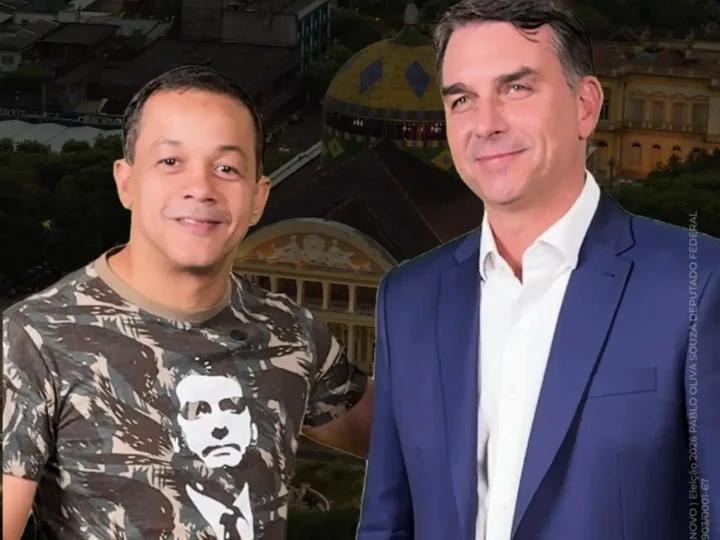 Flávio Bolsonaro elege Delegado Pablo como deputado federal da direita no Amazonas