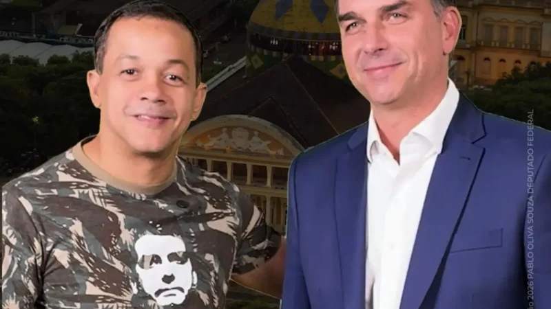 Flávio Bolsonaro elege Delegado Pablo como deputado federal da direita no Amazonas