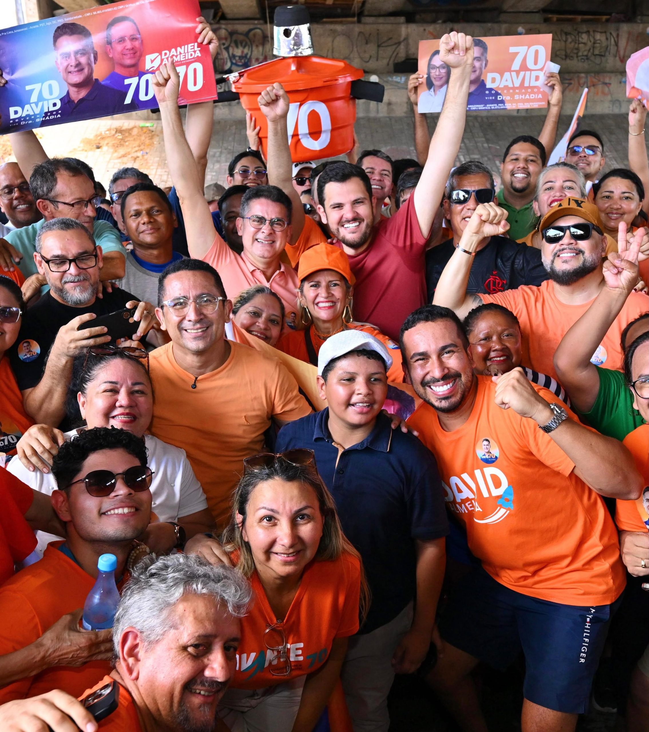 Com 70 pontos de mobilização, David intensifica presença em Manaus e anuncia agenda de viagens ao interior do Amazonas