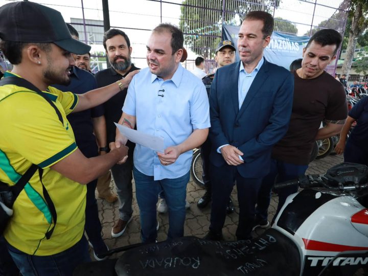No Governo Roberto Cidade, polícia tira das mãos dos infratores, em média, duas motocicletas roubadas por dia