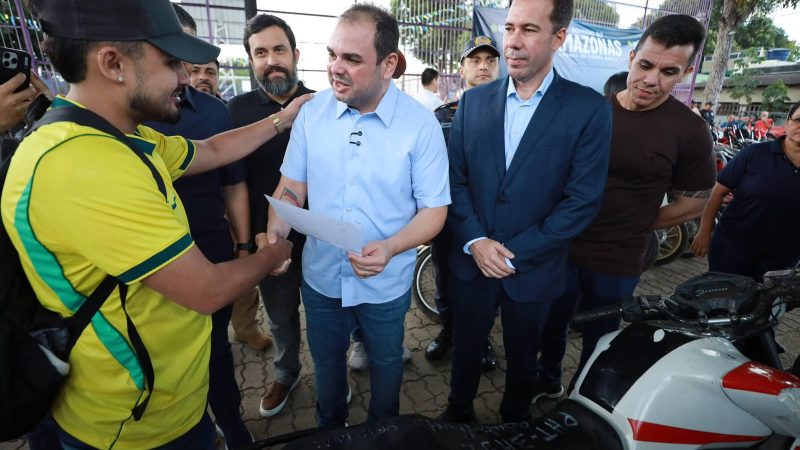 No Governo Roberto Cidade, polícia tira das mãos dos infratores, em média, duas motocicletas roubadas por dia