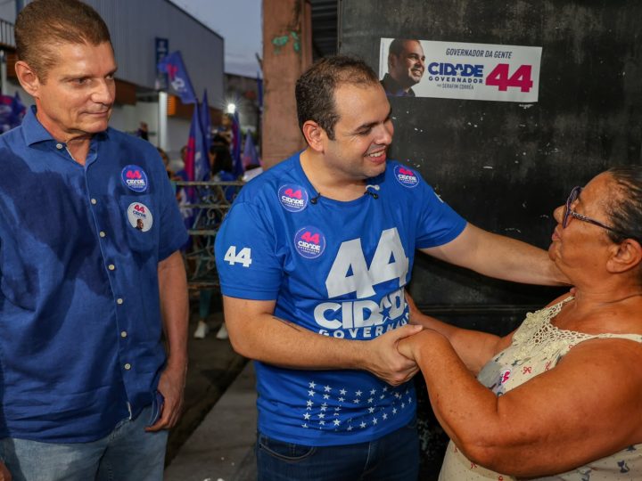 Roberto Cidade leva campanha às ruas do São José ao lado de Marcos Rotta