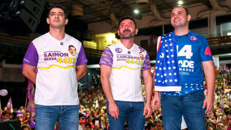 Vou fortalecer o atendimento psicológico e psiquiátrico no Amazonas”, afirma Cidade durante lançamento das candidaturas de Carlinhos e Saimon Bessa