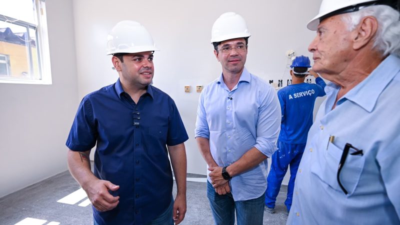 Roberto Cidade vistoria obras de revitalização do SPA Eliameme Rodrigues Mady e do Hospital Tropical