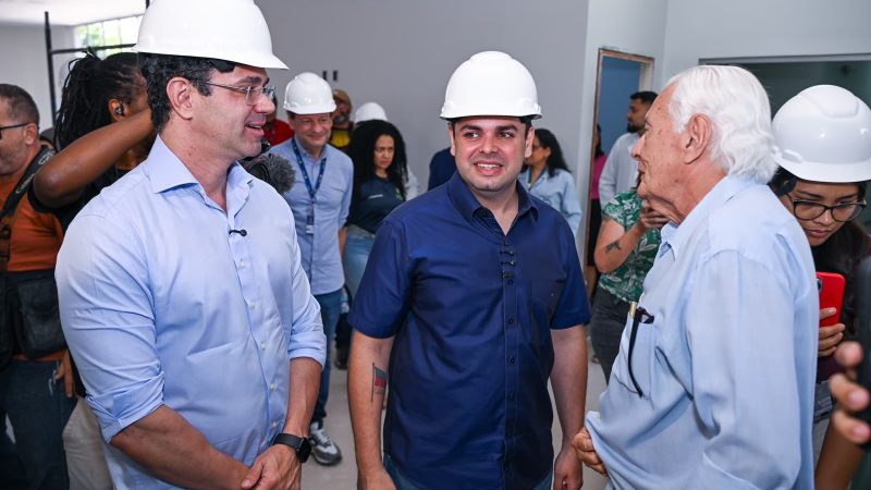 Roberto Cidade vistoria obras de revitalização do SPA Eliameme Rodrigues Mady e do Hospital Tropical