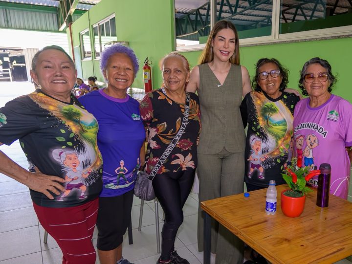 Primeira-dama Thaisa Cidade visita Policlínica Gerontológica da FUnATI e destaca atenção à pessoa idosa