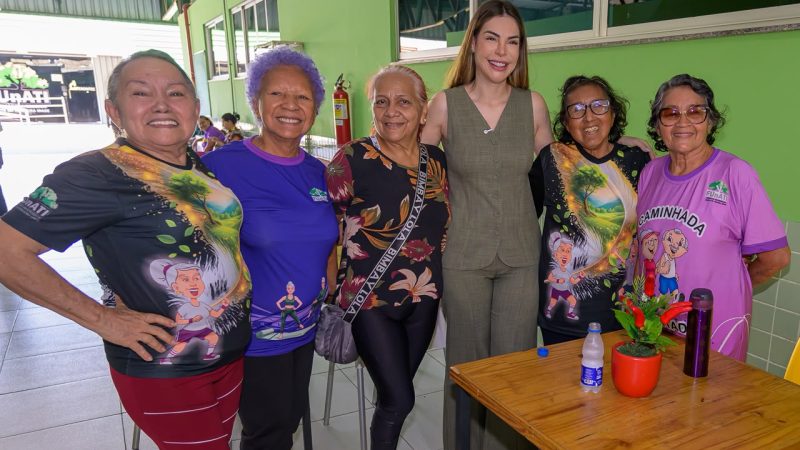 Primeira-dama Thaisa Cidade visita Policlínica Gerontológica da FUnATI e destaca atenção à pessoa idosa