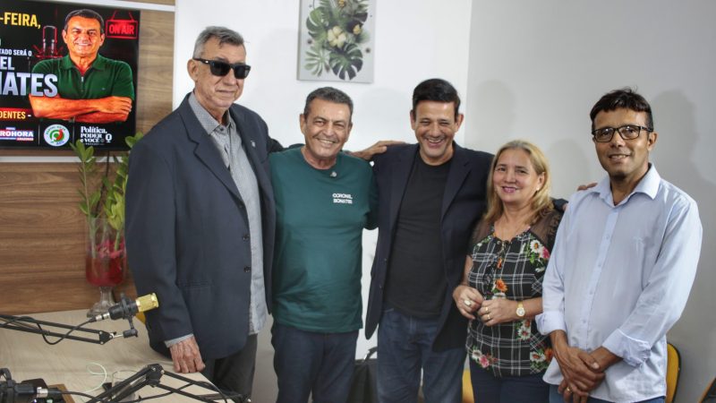 Política, Poder e Você recebe Coronel Bonates e bate recorde de audiência com 1,4 mil espectadores ao vivo