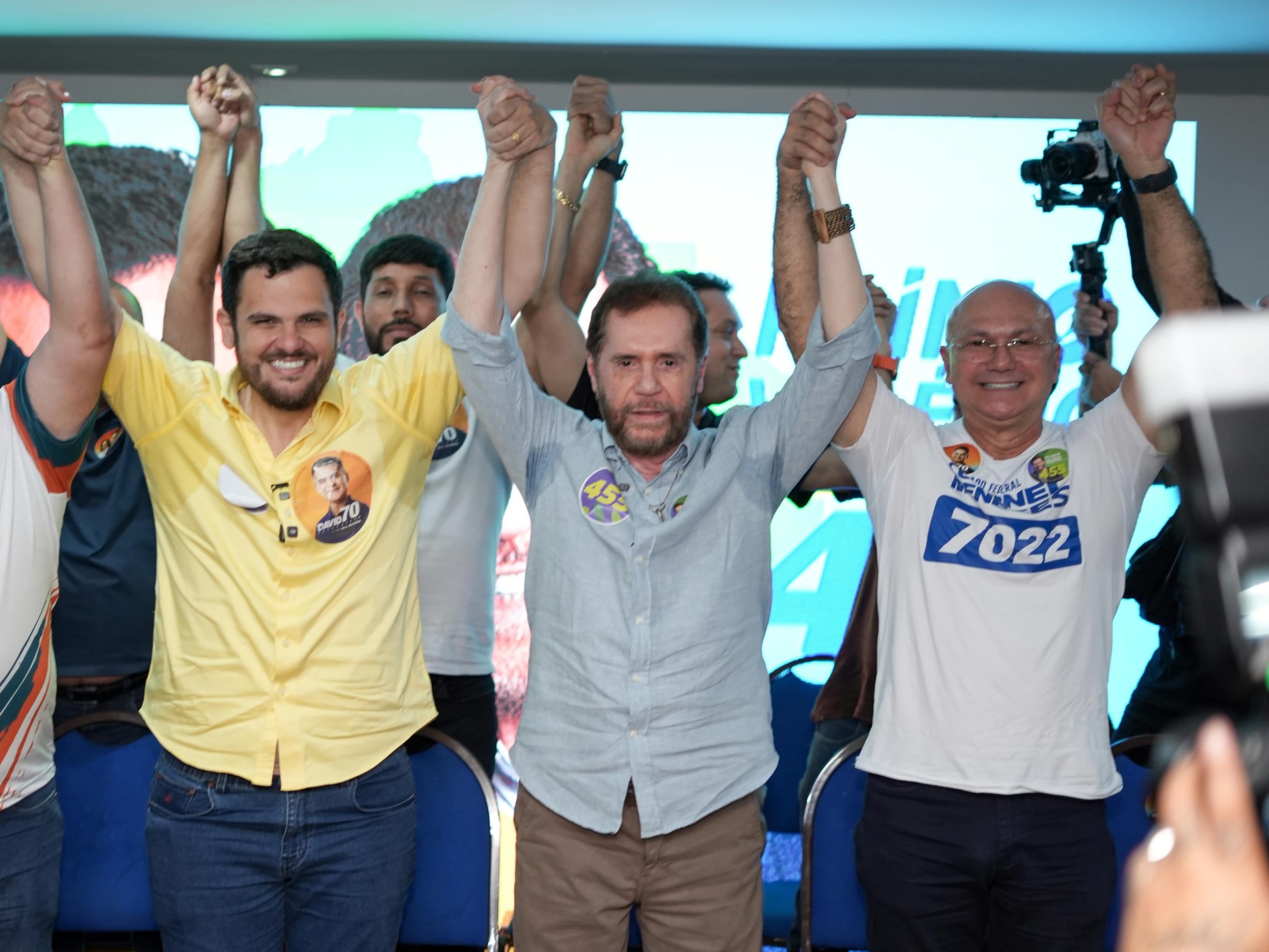 Trinca do Bem”, diz Renato Junior ao declarar apoio à reeleição de Plínio Valério e à candidatura de Coronel Menezes