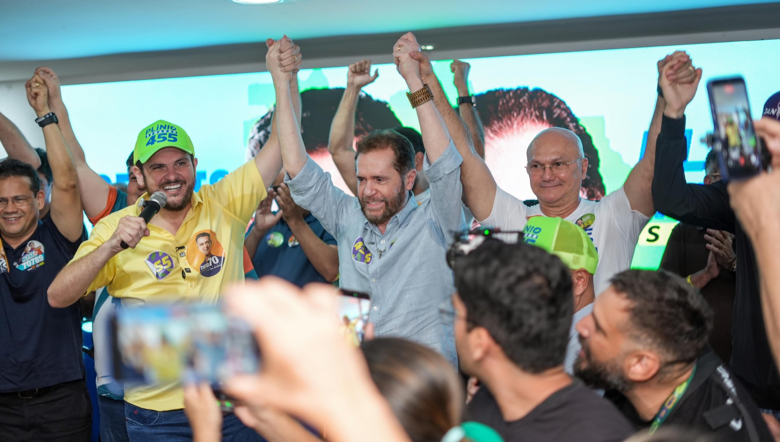 Trinca do Bem”, diz Renato Junior ao declarar apoio à reeleição de Plínio Valério e à candidatura de Coronel Menezes