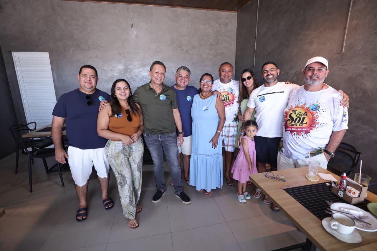 Adjuto Afonso participa da Festa do Sol e estreita articulação política em Lábrea
