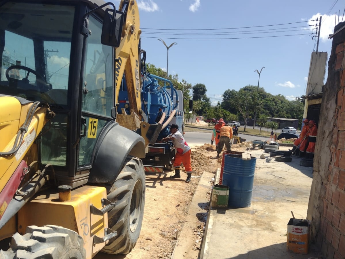 Prefeitura de Manaus implanta 450 metros de nova drenagem profunda para reforçar prevenção de alagamentos na zona Norte