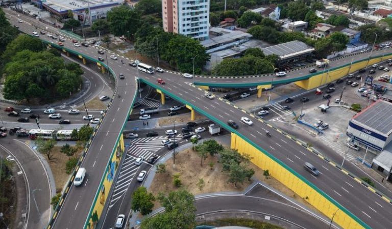 Tráfego de veículos será alterado em viaduto de Manaus no domingo