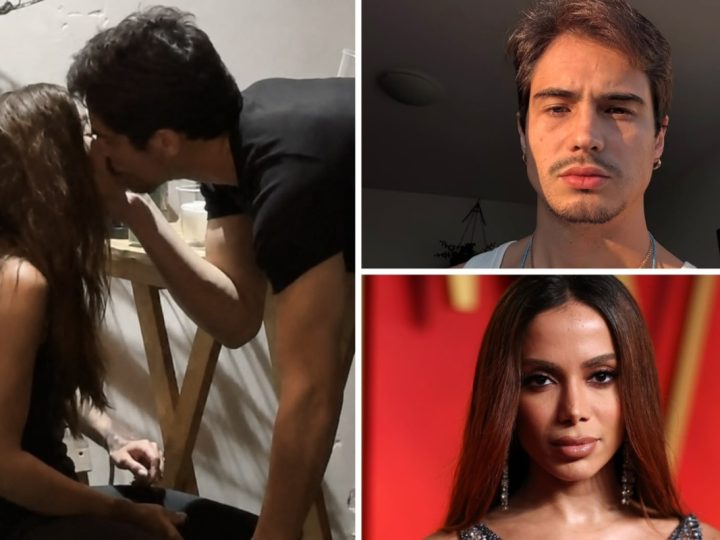 Anitta e Danilo Mesquita são flagrados aos beijos pela primeira vez