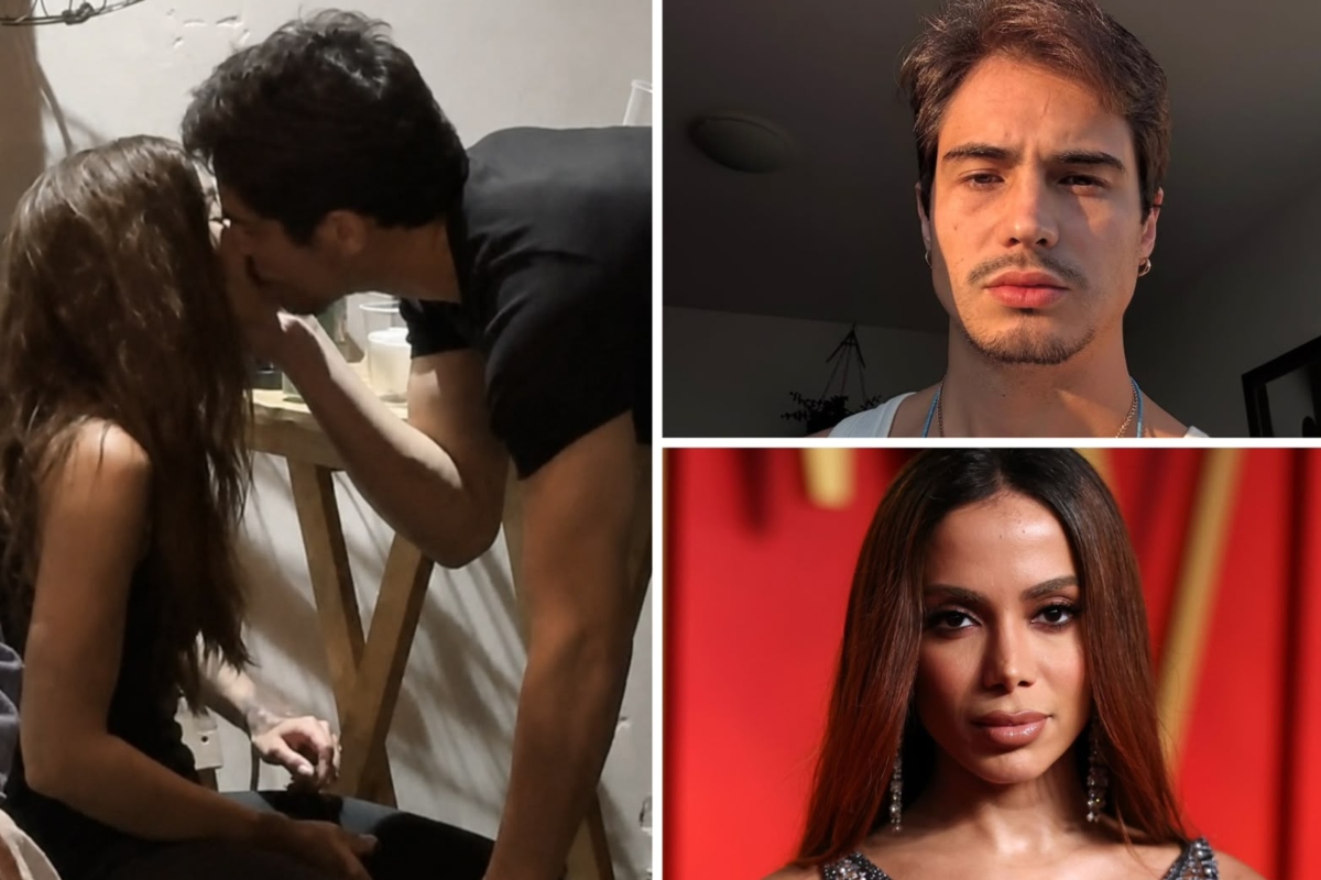 Anitta e Danilo Mesquita são flagrados aos beijos pela primeira vez