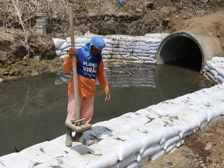 Prefeitura de Manaus executa contenção em rip-rap para reforçar margem de igarapé no Alvorada