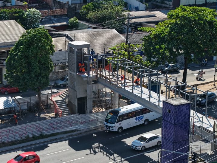 Prefeitura de Manaus conclui 65% das obras da passarela Santos Dumont