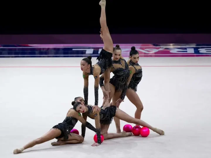 Ginástica rítmica: Brasil é bronze e garante vaga em Los Angeles 2028