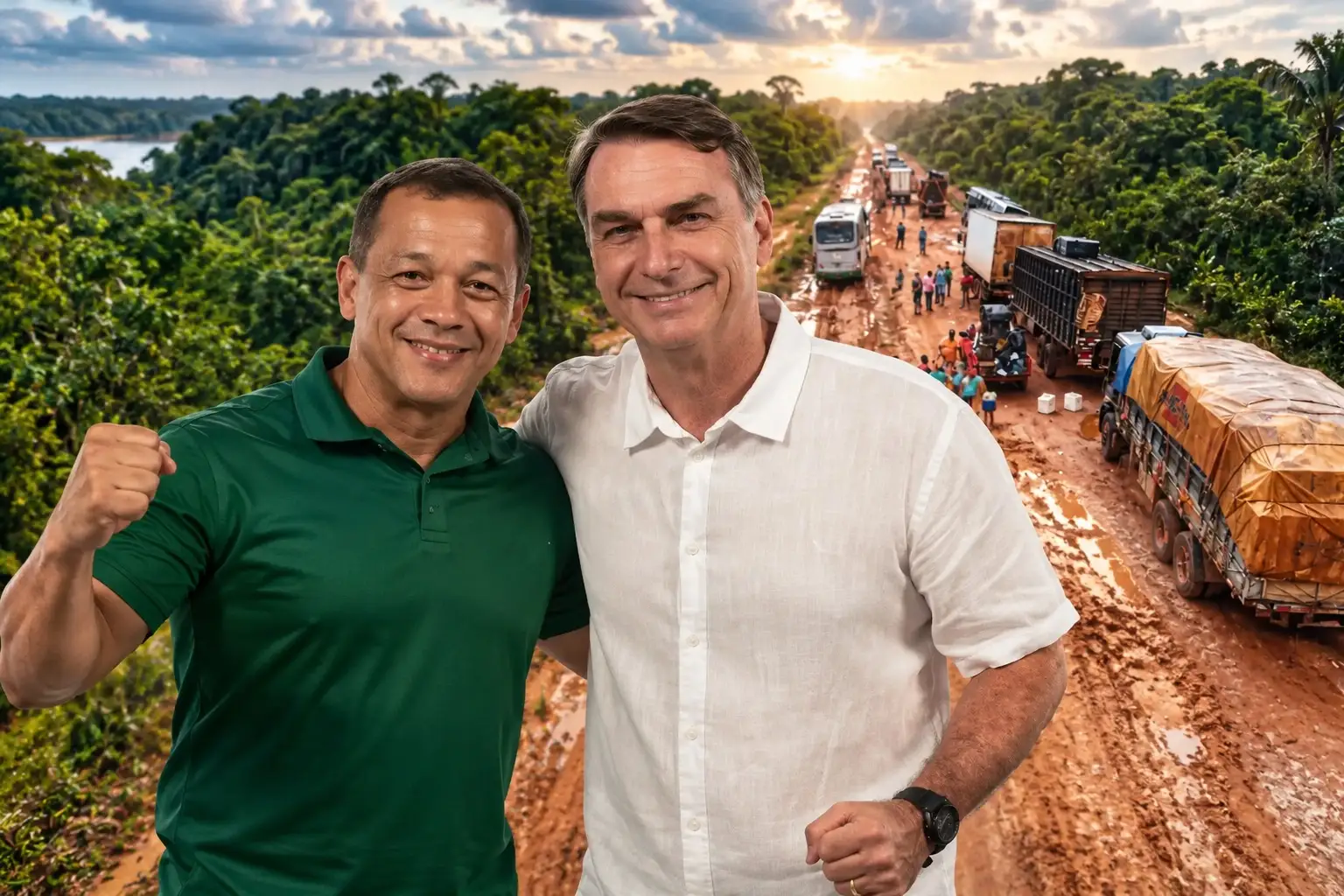 BR-319: Delegado Pablo afirma que Flávio Bolsonaro apoia pavimentação completa da rodovia