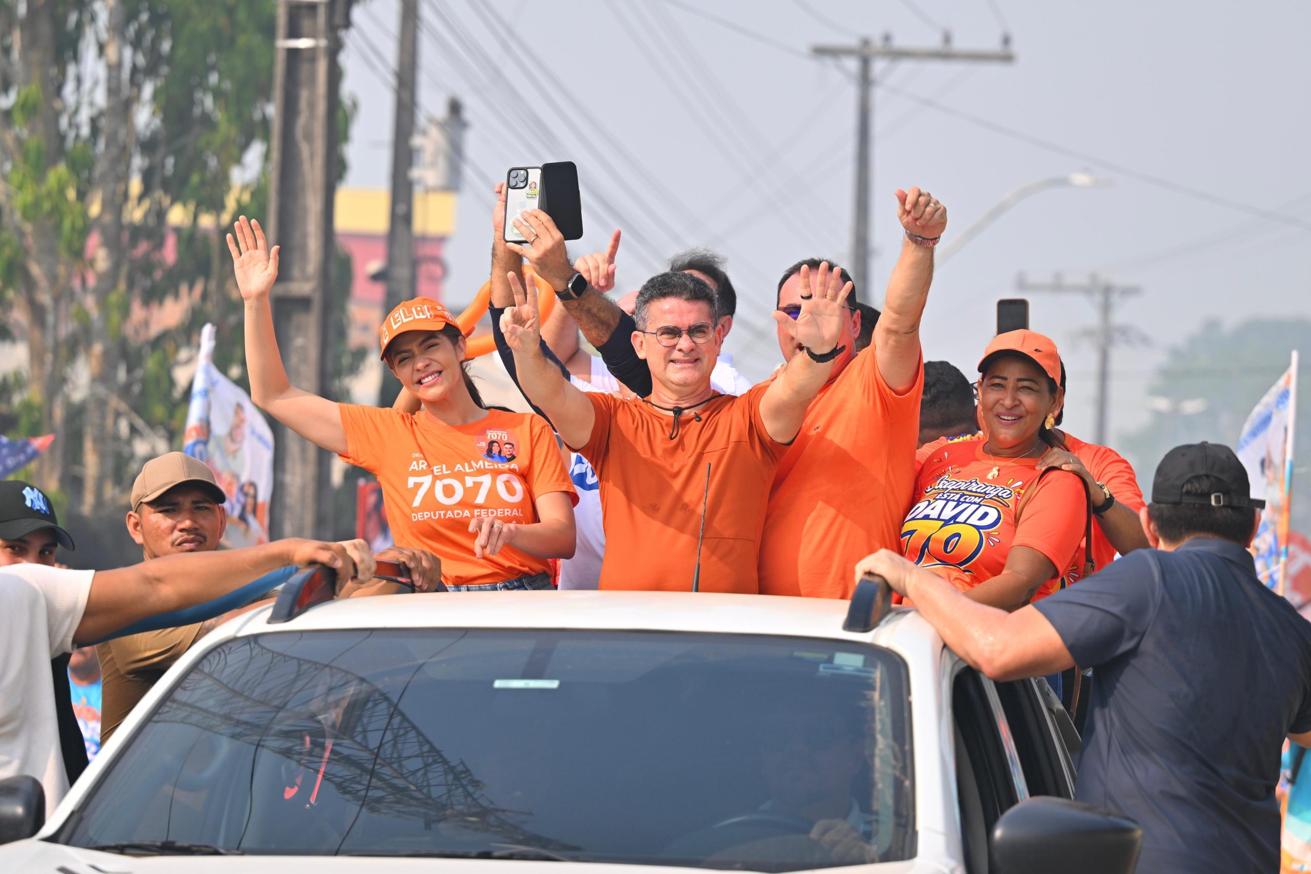 Em Caapiranga, David propõe fortalecer produção rural e recuperar Estrada do Membeca