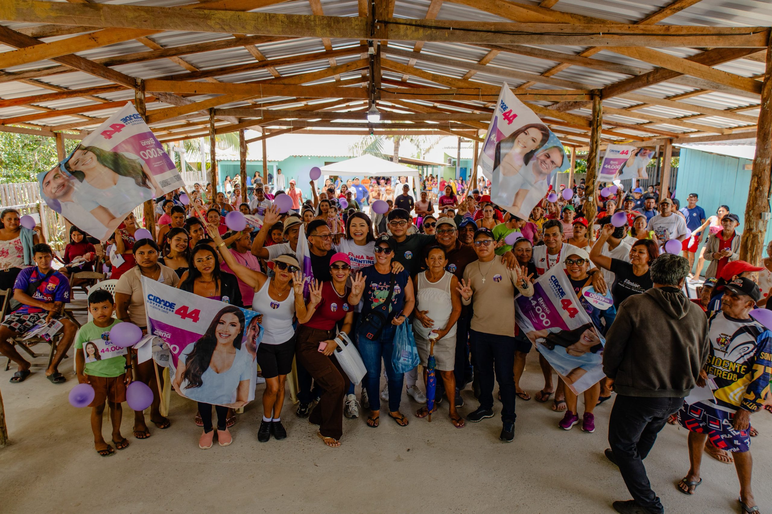 Na Gleba de Vila Amazônia, Brena Dianná defende melhorias na saúde e fortalecimento do setor primário