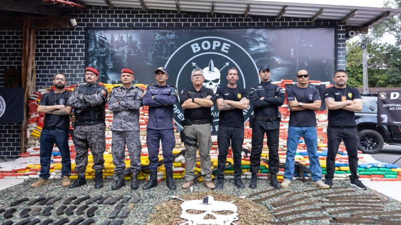 Operação em Codajás apreende 4,5 toneladas de drogas e Amazonas já supera recorde histórico de apreensões