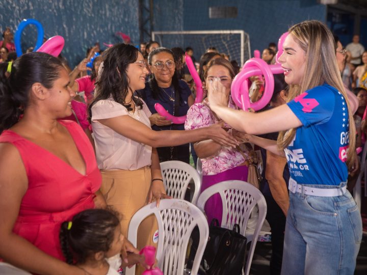 Thaisa Cidade destaca atuação de Roberto Cidade pelas mulheres e famílias durante encontro no Coroado