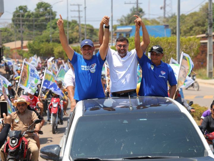 Em Itapiranga, Wilson Lima afirma que quer fortalecer a autonomia das mulheres e endurecer leis no Senado