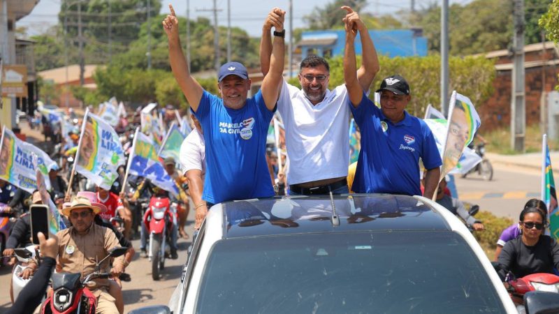 Em Itapiranga, Wilson Lima afirma que quer fortalecer a autonomia das mulheres e endurecer leis no Senado