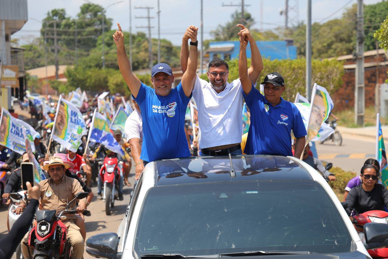 Em Itapiranga, Wilson Lima afirma que quer fortalecer a autonomia das mulheres e endurecer leis no Senado
