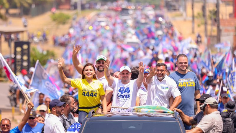 Roberto Cidade encerra maratona deste final de semana pelo interior com mega carreata em Itacoatiara