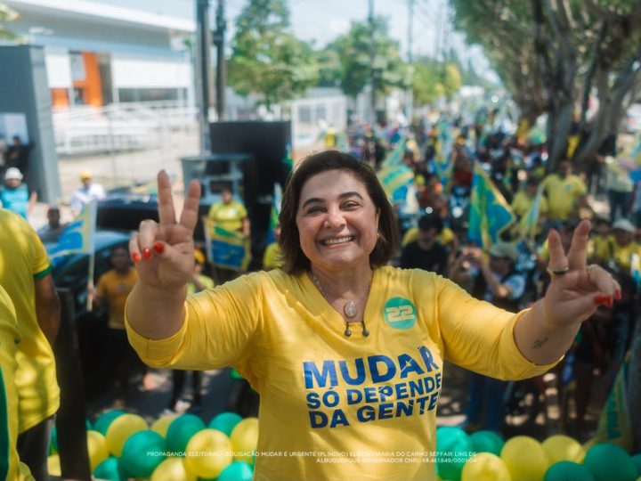 Professora Maria leva força do 22 a três dos maiores colégios eleitorais do Amazonas