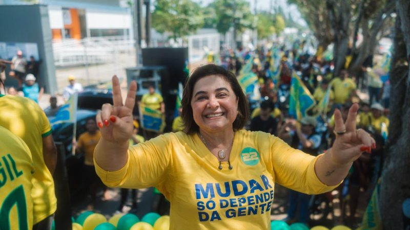 Professora Maria leva força do 22 a três dos maiores colégios eleitorais do Amazonas