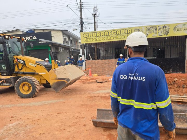 Conclusão da manutenção emergencial com retorno de abastecimento e liberação da rua Guanapuri